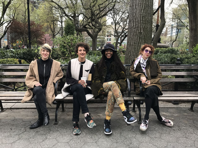 “Octavia’s brood”: Nitzan Bartov, Carmen Aguilar Y Wedge, Ashley Baccus-Clark and Ece Tankal (Jessie Cohen)